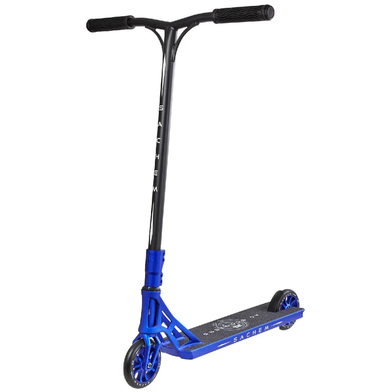 Customizable Folding Scooter for Personalized Use-AO Sachem Complete Stunt Scooter, Blue