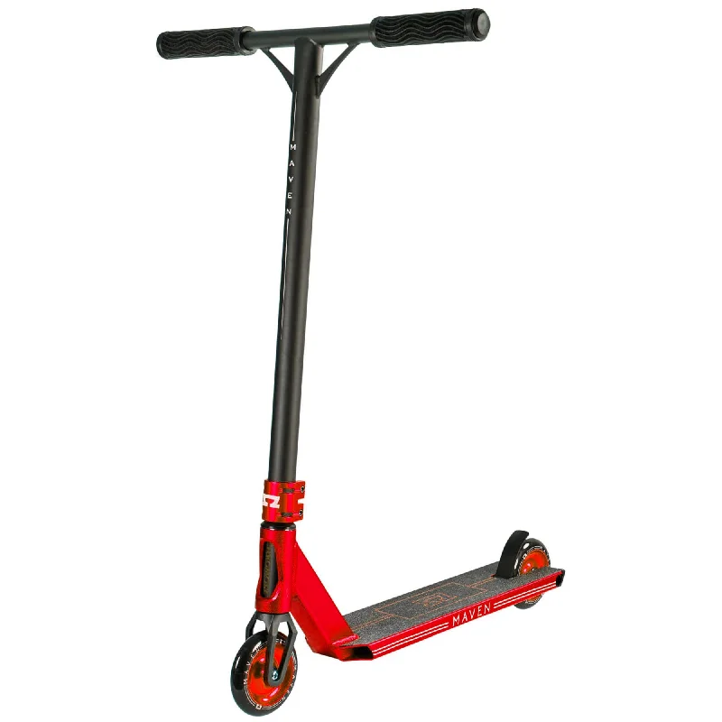 Off-Road Electric Scooter for Extreme Terrain-AO Scooters Maven Complete Stunt Pro Scooter - Red