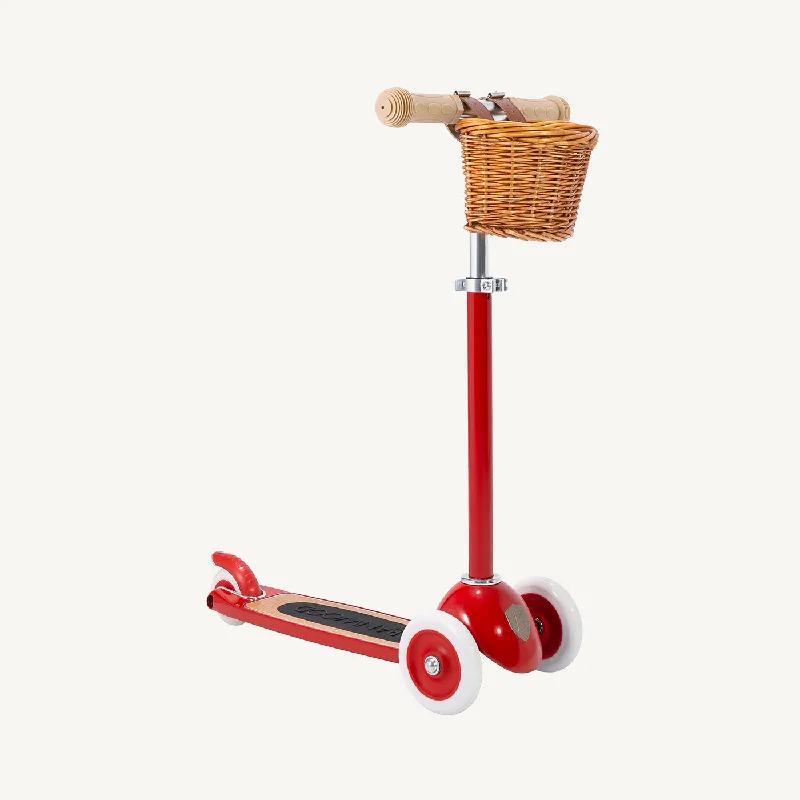 Eco-Friendly Electric Scooter for Sustainable Transport-Banwood Scooter - Red