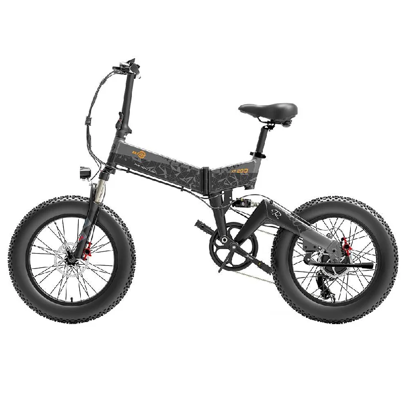 Bezior XF200 Electric Mountain Bike 20" Fat Tires 1000W 48V 15Ah Battery