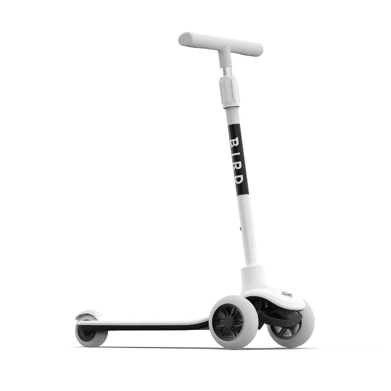 Efficient Motor Scooter for Urban Transportation-Birdie 3-Wheel Kids Scooter | Dove White