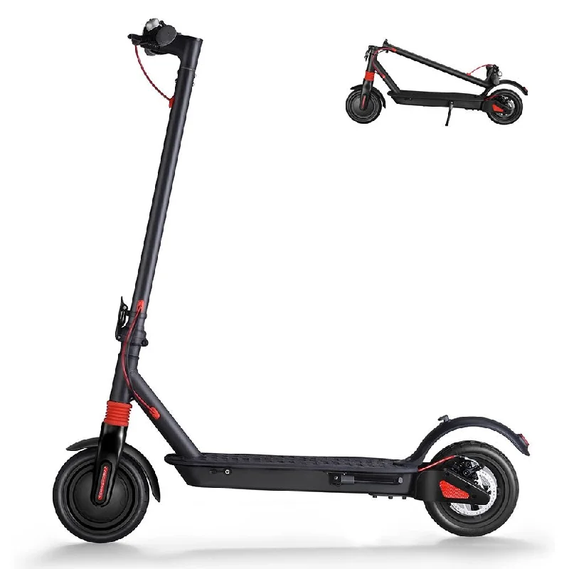 High-Performance Kick Scooter for Professionals-CRONY Electric Kick Scooter M365 with APP Aluminium Alloy Folded 8.5 Inch with Rear shock | Black