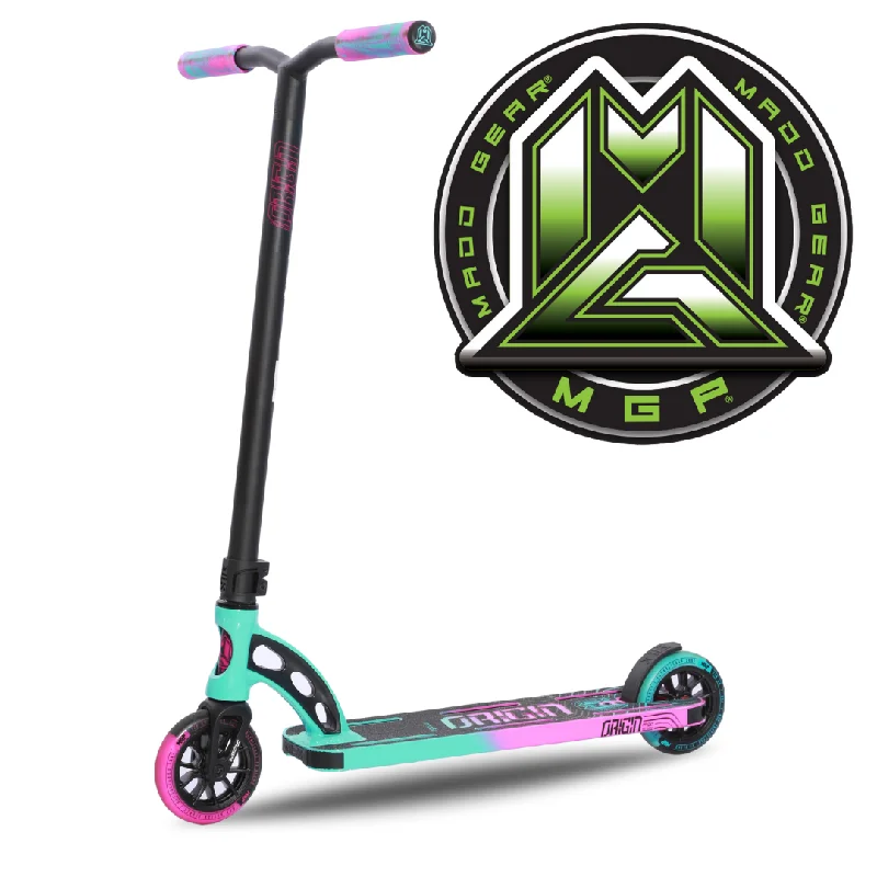 Durable Adult Scooter for Commuting and Leisure-DEMO MGO PRO MGP STUNT PRO SCOOTER - Teal / Pink