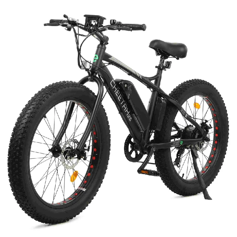 Ecotric Cheetah 26 Fat Tire Beach Snow Electric Bike