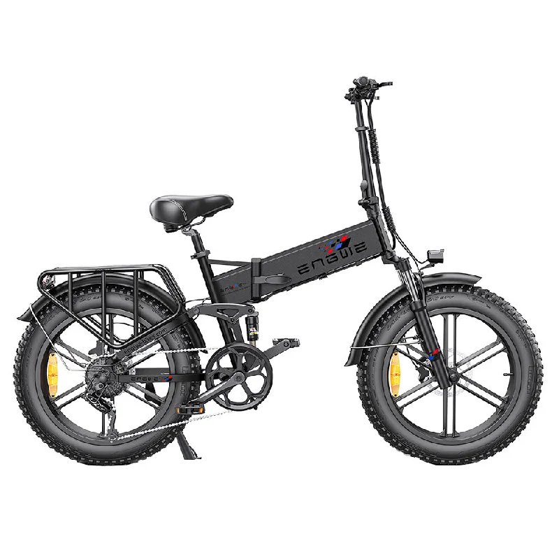 ENGWE ENGINE Pro Electric Mountain Bike 20" Fat Tires 750W 48V 16Ah Battery