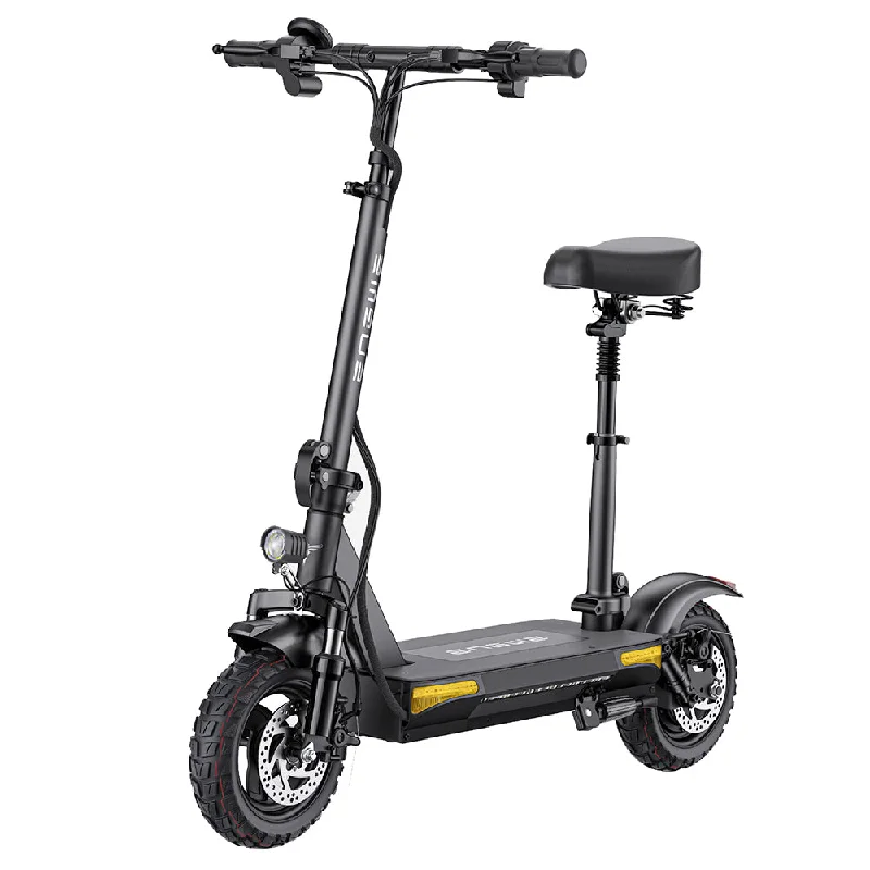 Efficient Motor Scooter for Urban Transportation-ENGWE S6 Electric Scooter with Seat 10" Tires 500W 48V 15.6AH Battery