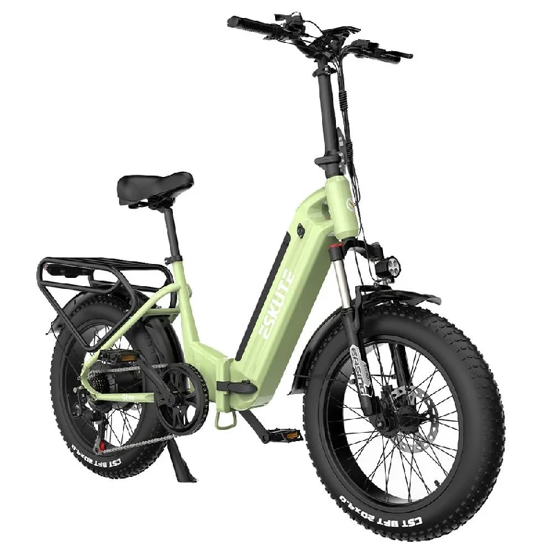 ESKUTE Star Folding Electric Bike 20" Fat Tires 250W 48V 25Ah Battery