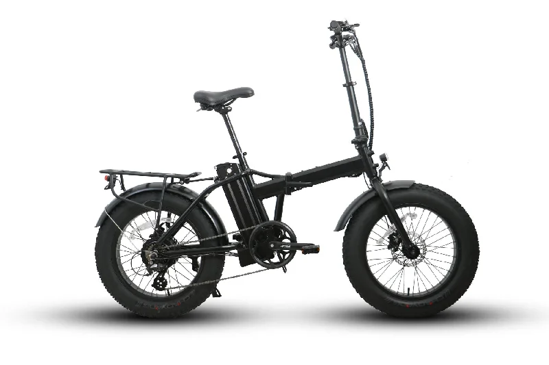 EUNORAU E-FAT-MN 48V 12.5Ah/17.5Ah 500W Folding Fat Tire Electric Bike