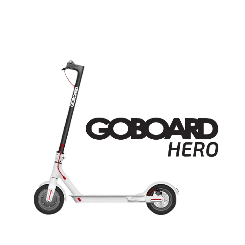 Powerful Motor Electric Scooter for Speed Thrills-DEMO GOBOARD HERO WHT