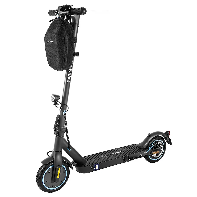 Comfortable Off-Road Scooter for Adventure Seekers-Honey Whale E9 Electric Scooter with ABE 8.5" Tires 500W 36V 7.5Ah Battery