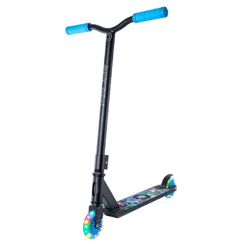 Smooth Riding Scooter for Easy Gliding-JR v2 LED Kids Scooter | Black/Blue