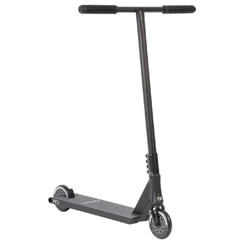 All-Weather Electric Scooter for Year-Round Use-Invert Curbside Street Stunt Scooter - Medium - Black