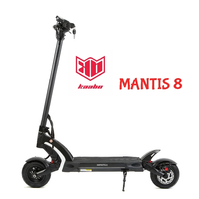 Portable Folding Scooter for Quick Convenience-KAABO Mantis 8 Electric Scooter Malaysia - 48V 18.2Ah, 1600W Peak Power, 45kmh, 50km, C-Spring Suspension, EBS, LED Lights