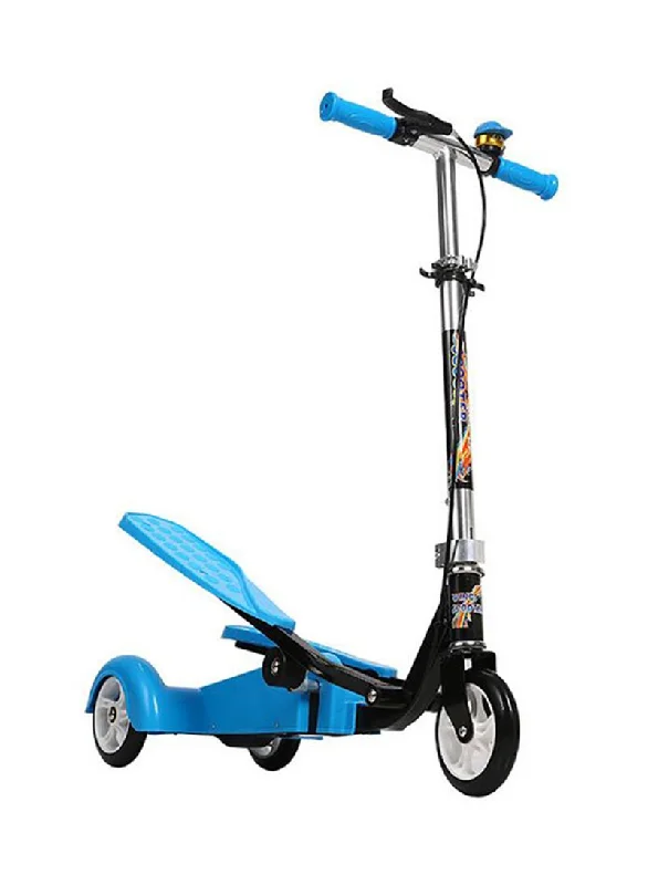 Compact Kick Scooter for Tight Spaces-Kids Smart Dual-Pedal Scooter