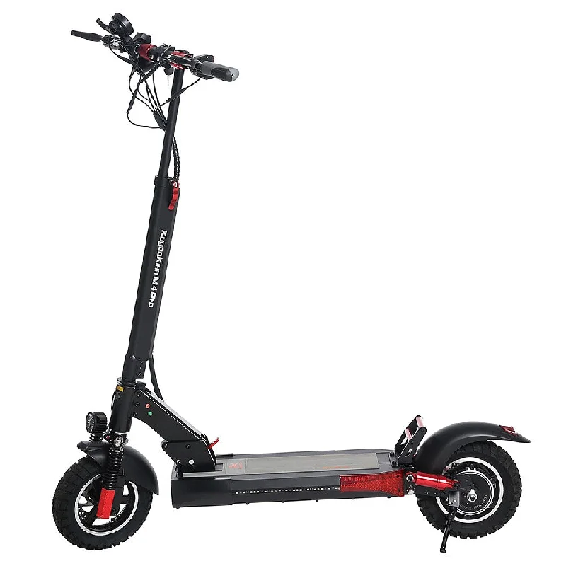 Comfortable Commuter Electric Scooter for Busy Cities-KuKirin M4 Pro Electric Scooter with Seat 10'' Tires 500W 48V 18Ah Battery