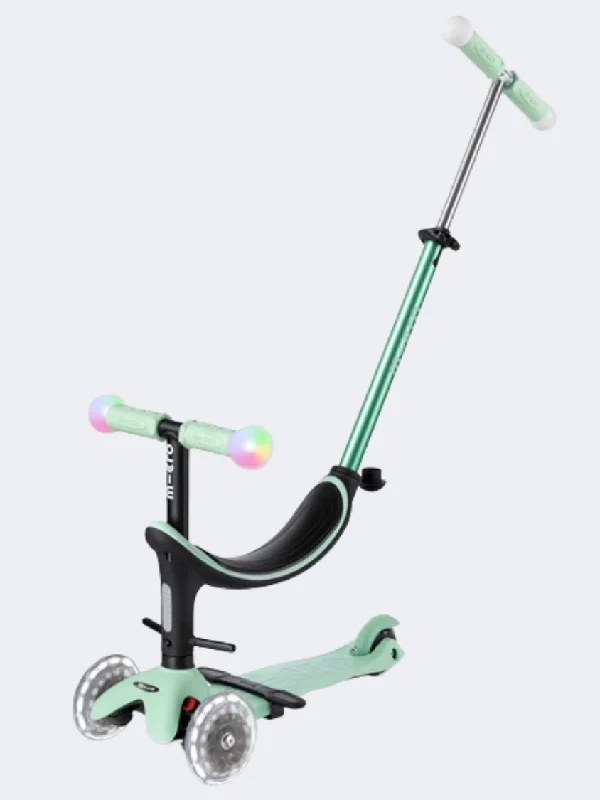 High-Performance Electric Scooter for Daily Commuting-Micro Mini2Grow Deluxe Magic Led Kids Skating Scooter Mint/Black