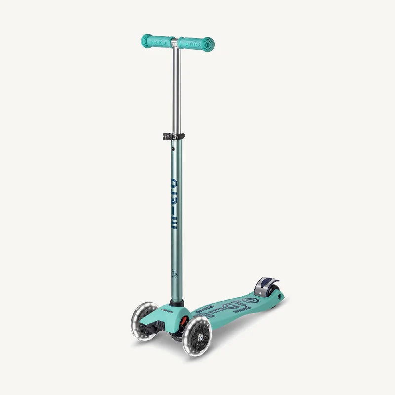 Customizable Electric Scooter for Personal Branding-♻️ Micro Scooters ECO Maxi Micro Scooter Deluxe LED - Mint