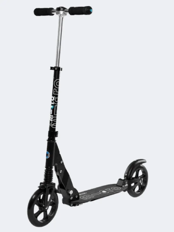 Comfortable Lightweight Scooter for Easy Travel-Micro Suspension Unisex Skating Scooter Black