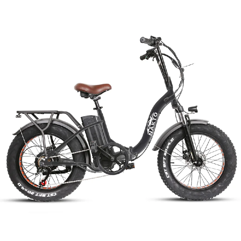 NAKTO Folding Ox 48V/12Ah 500W Fat Tire Electric Bike