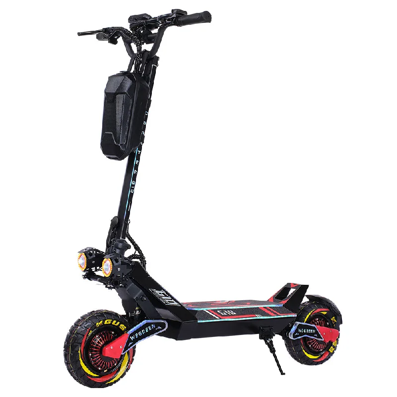 Compact Electric Scooter for Daily Commuters-OBARTER G10 Electric Scooter 10“ Tires Dual 1200W Motors 48V 20Ah Battery