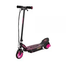 Foldable Motorized Scooter for Easy Packing-Razor E-Scooter E90 Pink 16Km/Hr