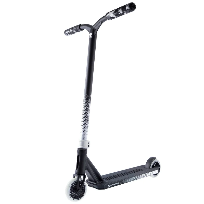 Off-Road Electric Scooter for Trail Riding-Invictus 2 Pro Scooter | Black/White