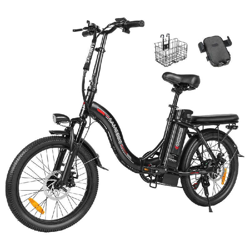 SAMEBIKE CY20 Spoke Wheel Electric Bike 20" Tires 350W Motor 36V 12Ah Battery