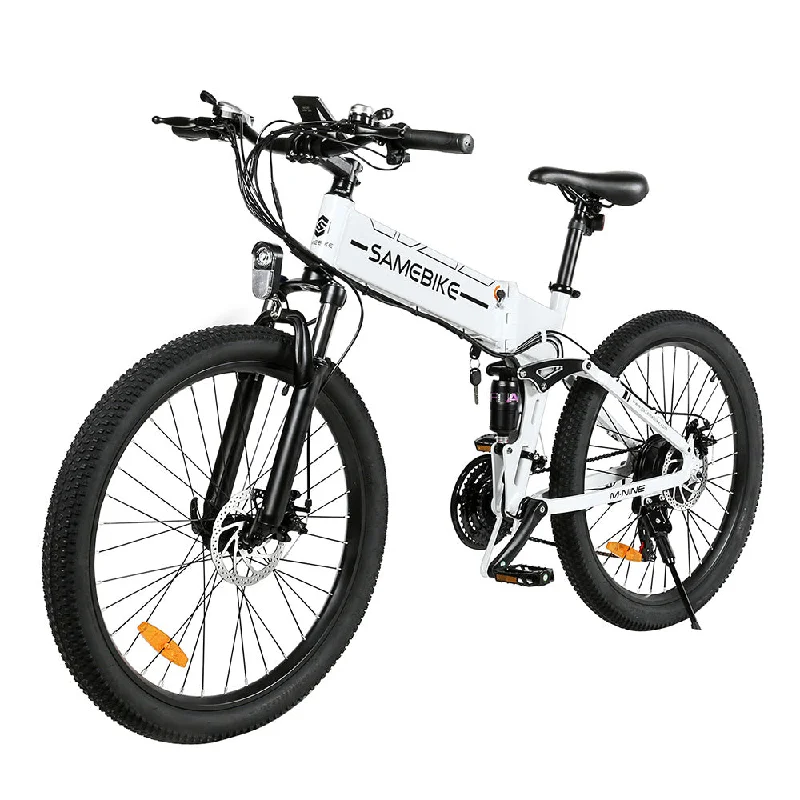 SAMEBIKE LO26-II FT Wheel Electric Bike 26" Tires 750W Motor 48V 12.5Ah Battery