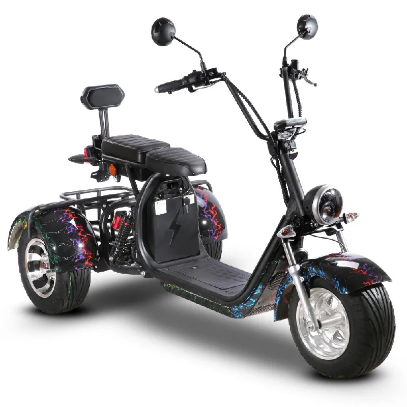 Eco-Friendly Electric Scooter for Sustainable Transport-SoverSky T7.1 Electric Golf Cart Trike