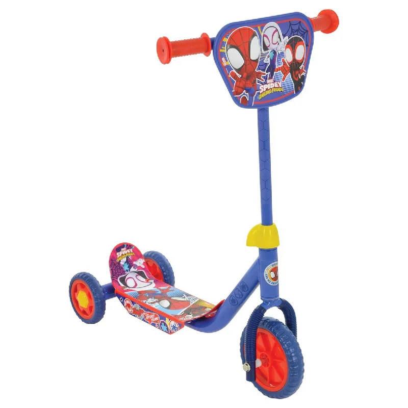 Stylish Kids Scooter for Fun and Play-Marvel Spidey and His Amazing Friends Deluxe Tri Scooter