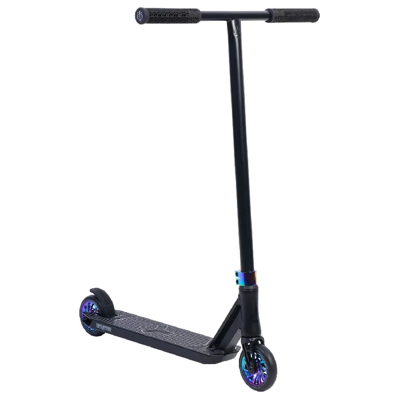 Off-Road Electric Scooter for Trail Riding-Triad Infraction V2 Complete  Stunt Scooter Black/Neo/Medusa