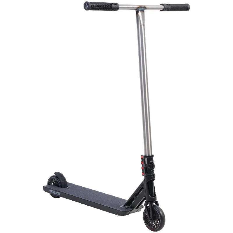 Off-Road Scooter for Adventure Riders-Triad Psychic Black Mail Complete Stunt  Scooter - Satin Black/Black/Snake