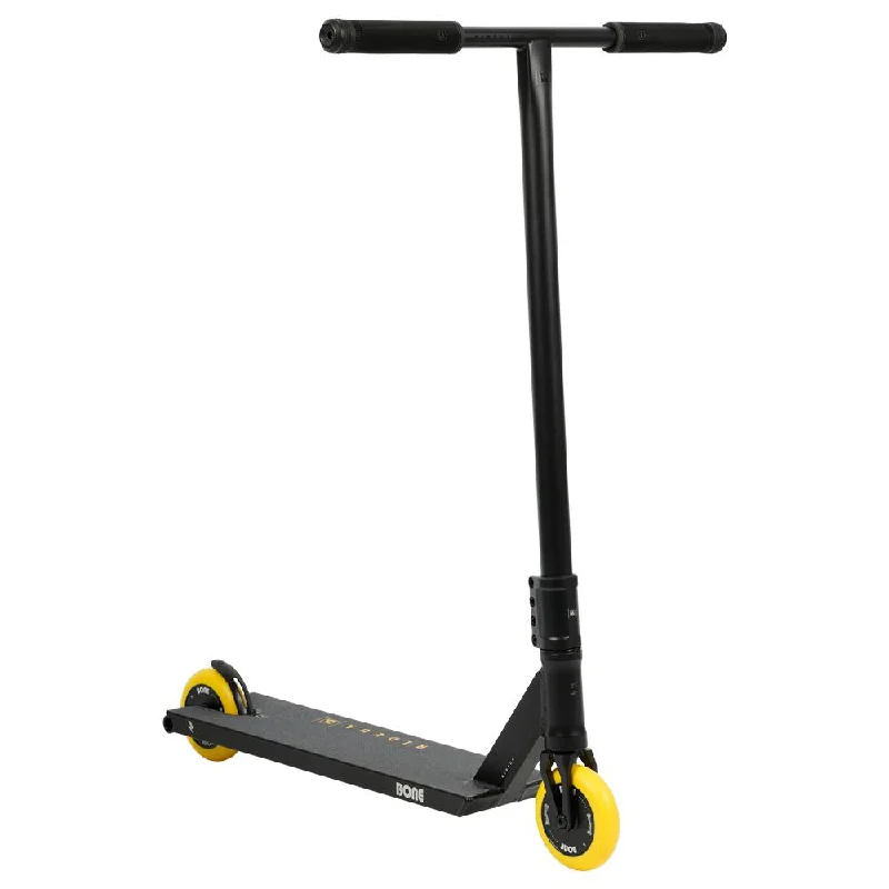 All-Weather Scooter for Year-Round Fun-UrbanArtt Bone Complete Stunt Scooter - 5.5" x 21" - Black / Yellow