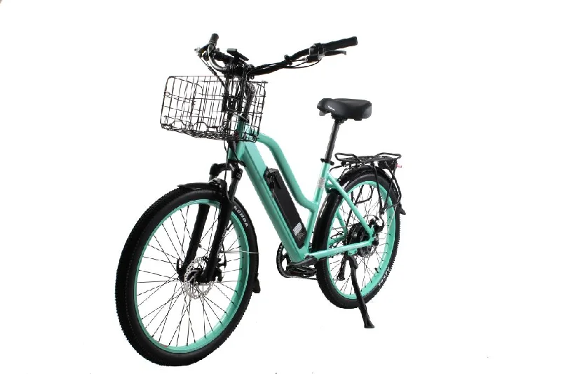 X-Treme Catalina Beach Cruiser - Electric Bicycle - 48 Volt - Step-Through Frame Long Range - Comfort Bike