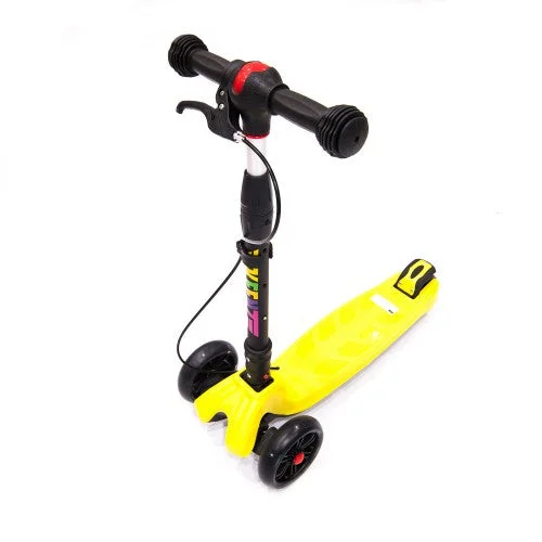 All-Terrain Folding Scooter for Adventure Lovers-Keenz Scooter Yellow