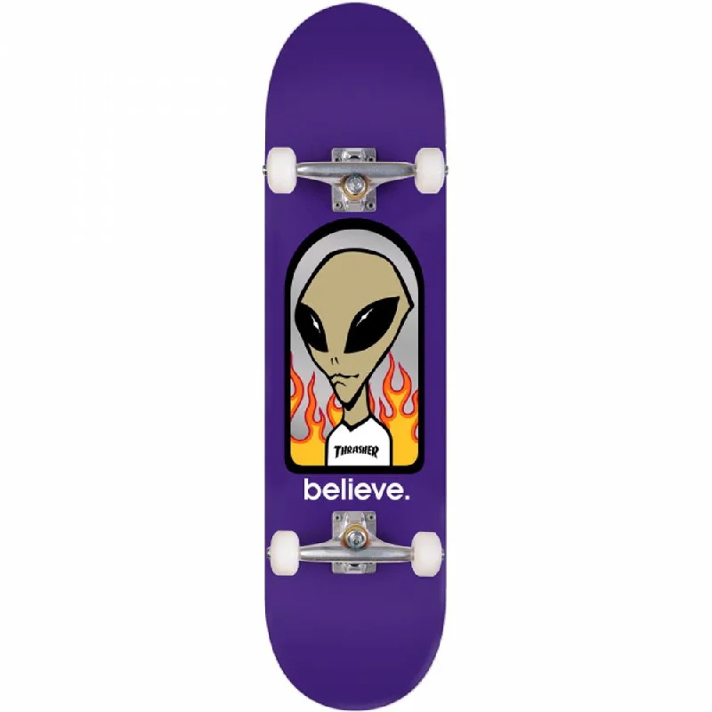 Customizable Skateboard for Creative Expression-Alien Workshop Believe Thrasher 8.25" Skateboard