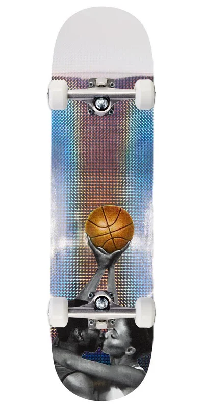 Durable Skateboard for Beginners and Pros-Alltimers Love & Basketball 2.0 Skateboard Complete - Hologram - 8.25"