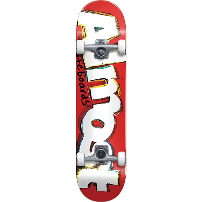 Stylish Skateboard Deck with Graphic Art-Almost Neo Express Red First Push 8.0" Complete Skateboard