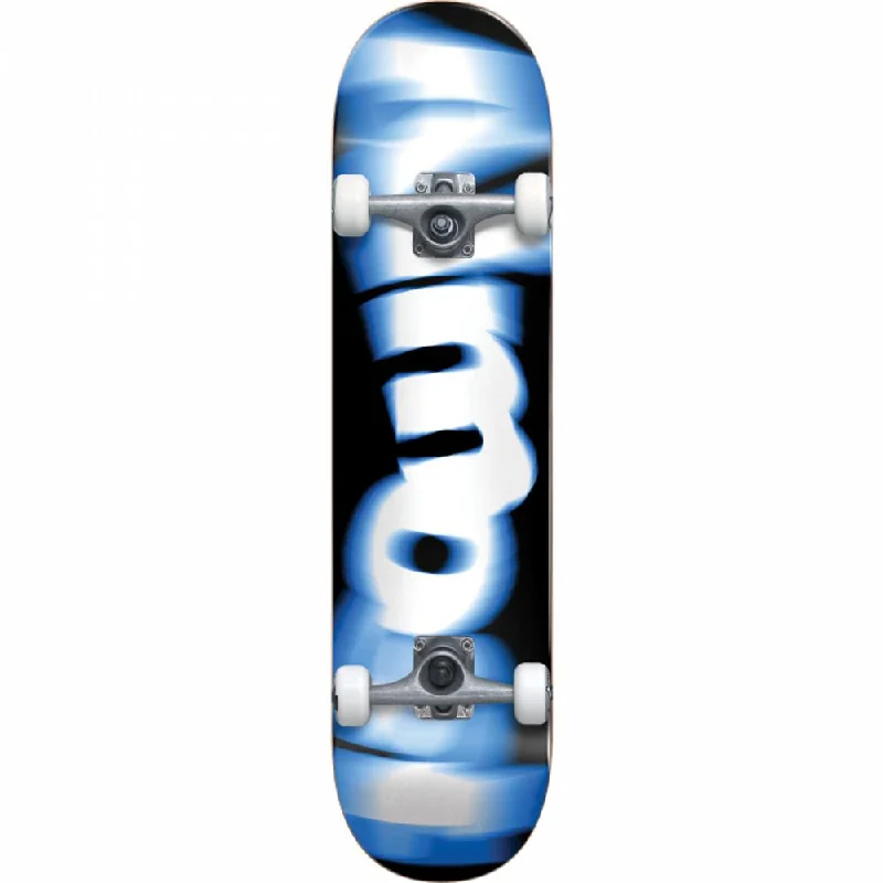 Comfortable Skateboard for Long, Easy Rides-Almost Spin Blur Blue First Push 7.62" Skateboard Complete