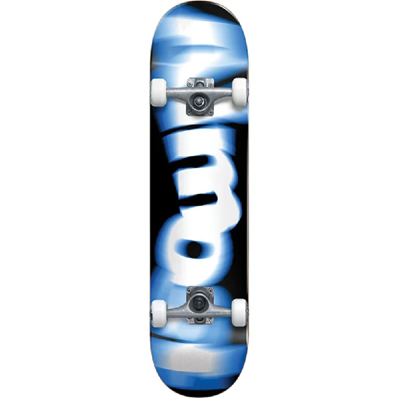 Off-Road Skateboard for Adventure Riders-Almost Spin Blur Blue First Push 7.625" Complete Skateboard