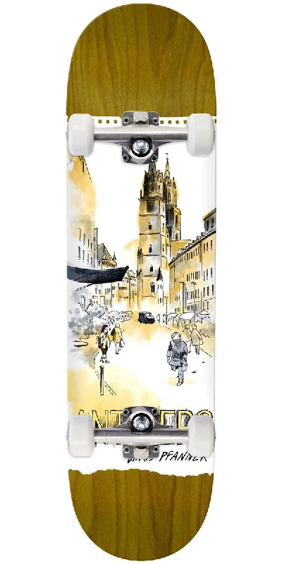 High-Quality Longboard for Smooth Cruising-Anti-Hero Pfanner Cityscapes Skateboard Complete - 8.38"