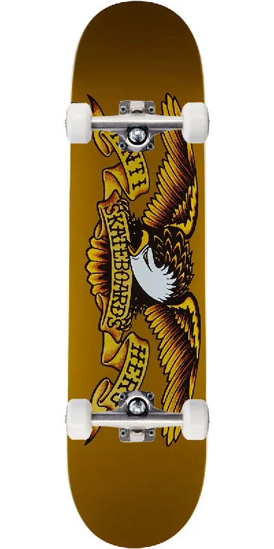 Complete Electric Skateboard for Commuting and Fun-Anti-Hero Classic Eagle Skateboard Complete - Brown - 8.06"