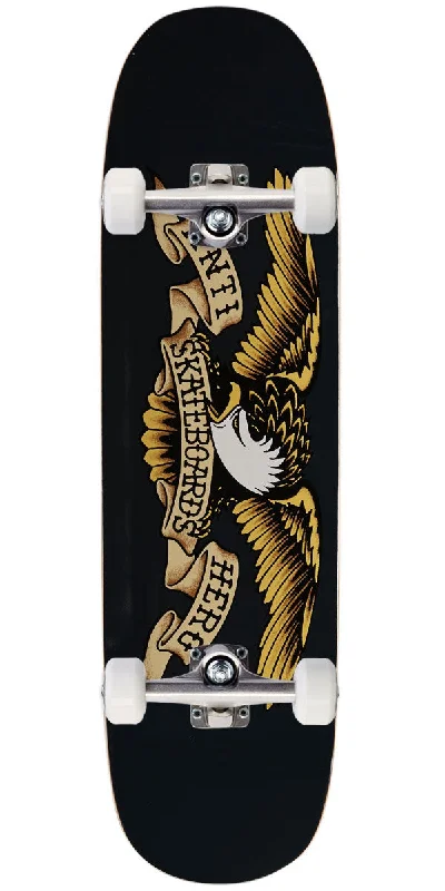 Professional Skateboard for Street Skating-Anti-Hero Team Shaped Eagle Blue Meanie Skateboard Complete - Navy - 8.75"