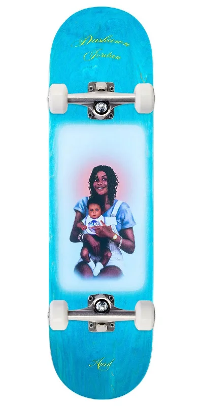 Complete Skateboard for Street and Park Use-April Dashawn Jordan Skateboard Complete - 8.25"