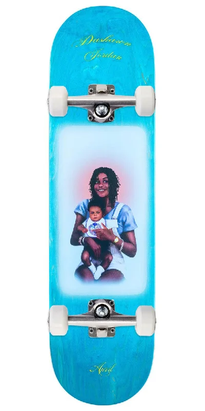 Comfortable Deck Skateboard for Smooth Rides-April Dashawn Jordan Skateboard Complete - 8.50"