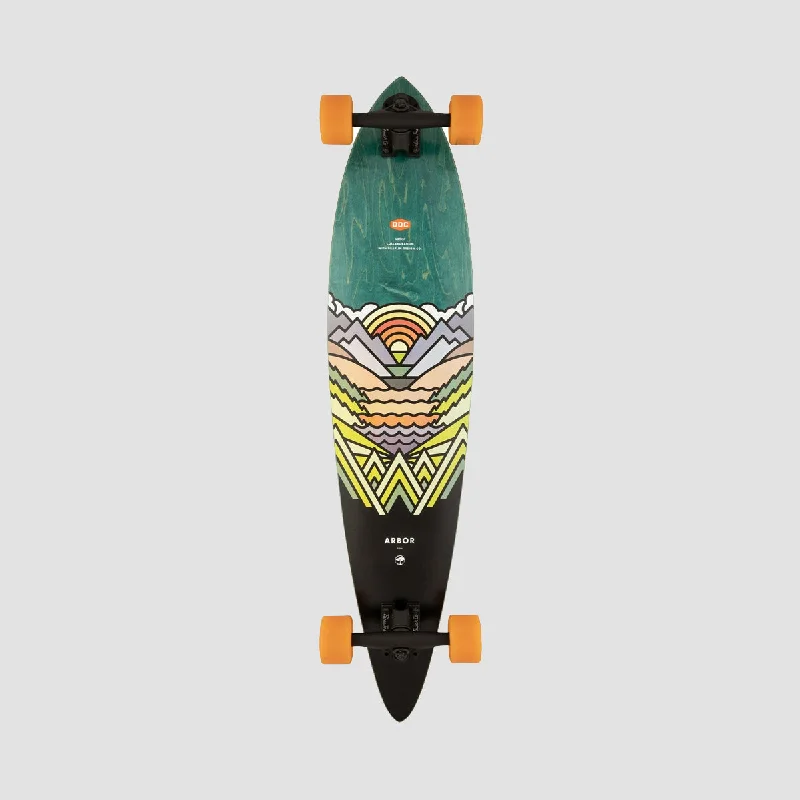 High-Speed Electric Skateboard for Fast Riders-Arbor Artist Fish Pintail Longboard Skateboard - 37"