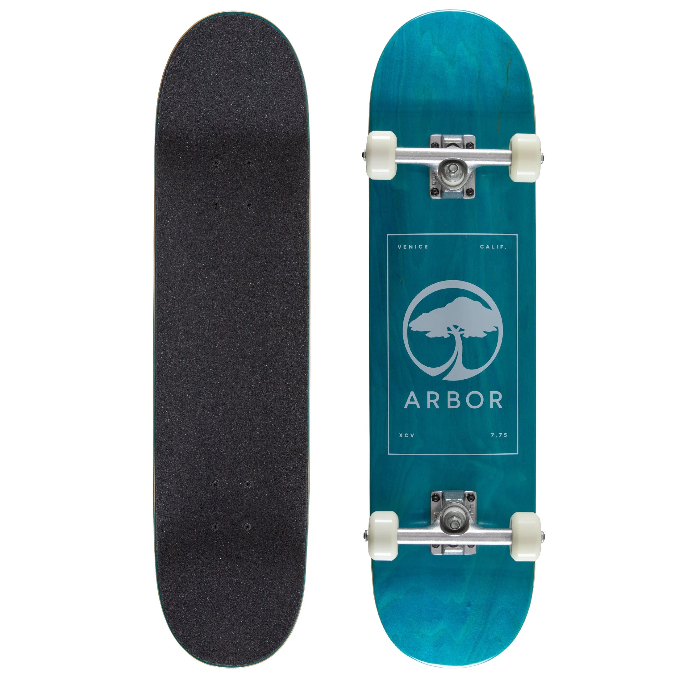 High-Speed Electric Skateboard for Fast Commuting-Arbor Logo Blue 7.75" Street Complete