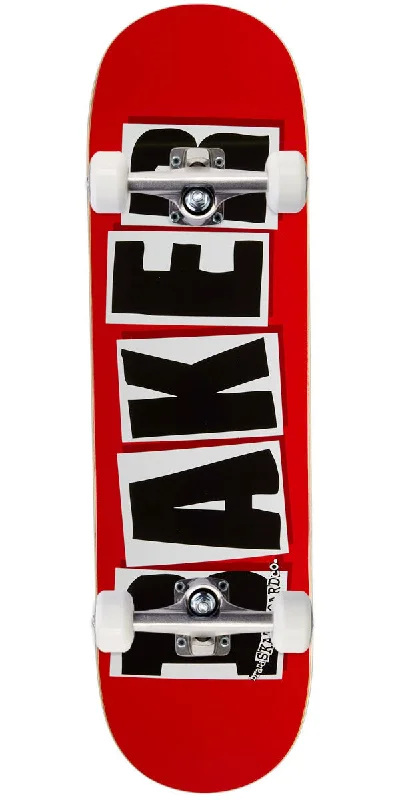 Complete Skateboard for Kids and Teens-Baker Brand Logo Skateboard Complete - Black - 8.75"