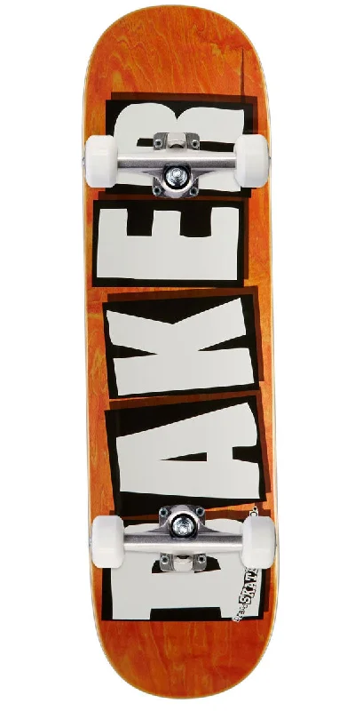 Smooth Rolling Skateboard for Easy Control-Baker Brand Logo Skateboard Complete - Veneers - 8.50"