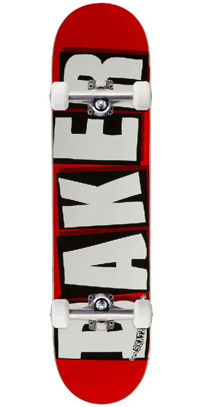 Stylish Skateboard for Modern Riders-Baker Brand Logo Skateboard Complete - White - 7.56"